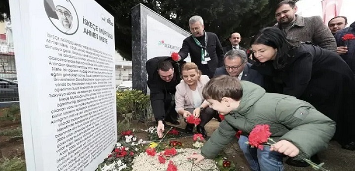 Merhum Müftü Mete anısına yapılan hayratın açılışı yapıldı...